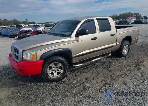 2005 Dodge Dakota Slt z USA, uszkodzony, nr VIN 1D7HW48N75S214431